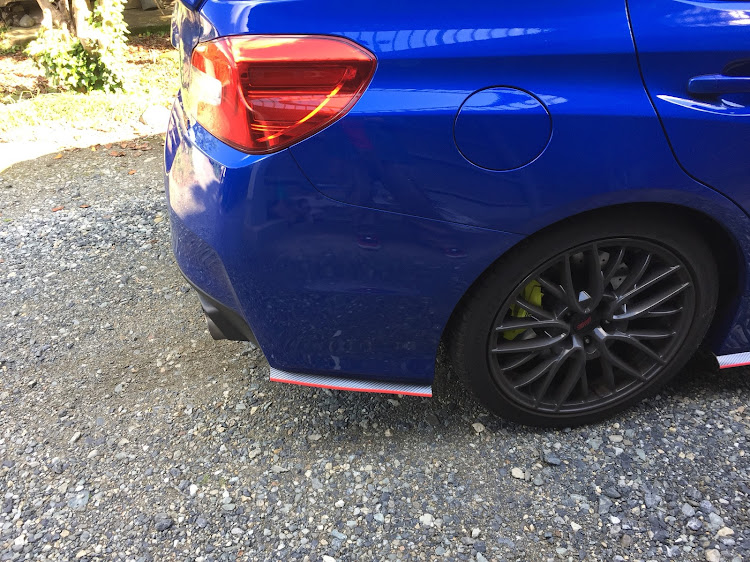 WRX STIのリップスポイラー・レッドメモリーに関するカスタム事例の投稿画像3枚目