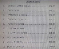 Akbar Fast Food Center menu 1