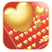 Golden Heart Love Keyboard 10001004 Icon