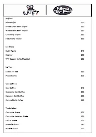 Wtf Beverages menu 1