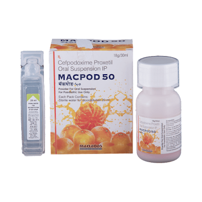 Macpod 50 Mg Suspension 30 Ml