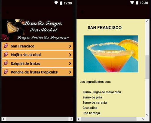 Recetas de tragos cocteles fáciles de preparar.