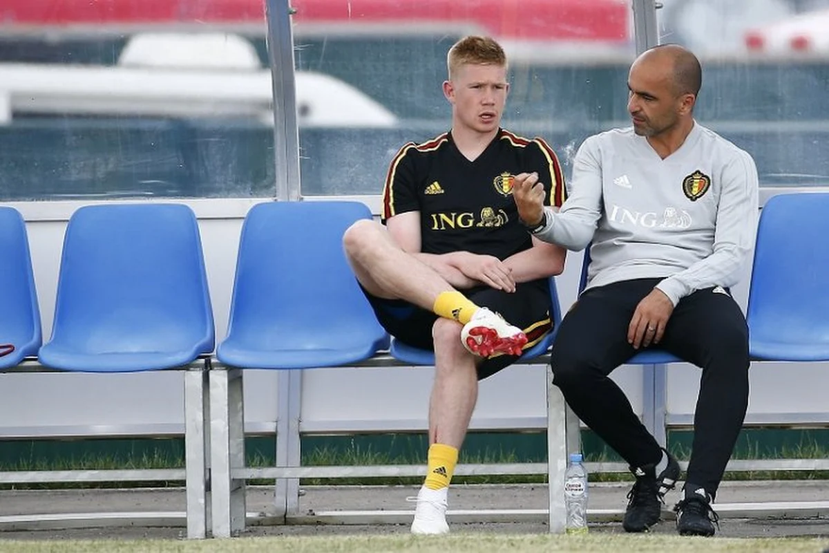 Roberto Martinez s'exprime au sujet de la blessure de Kevin De Bruyne