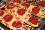 Zucchini Pepperoni Pizza was pinched from <a href="http://www.slenderkitchen.com/zucchini-pepperoni-pizza/" target="_blank">www.slenderkitchen.com.</a>