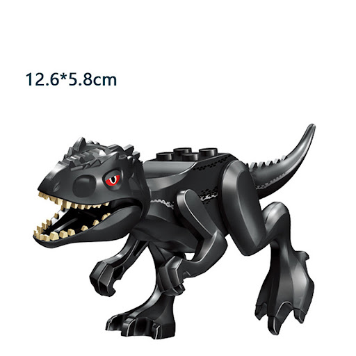 Title 4, Jurassic Dinosaur Building Blocks Assembled Edu...