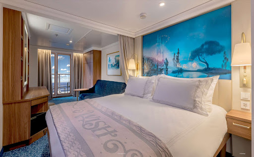 disney-wish-stateroom.jpg - A stateroom on Disney Wish. 