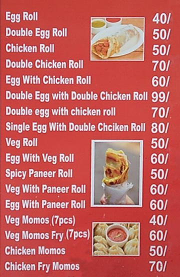 Kolkata Famous Koti Roll menu 