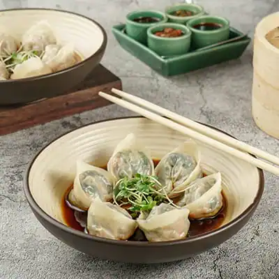 Steamed Vegetable Wontons