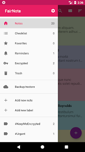 FairNote Notepad Screenshot