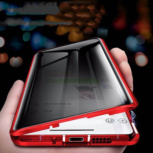 Title 2, Peep-proof Magnetic King Phone Case Double-side...