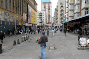 Many trade areas in the Johannesburg CBD, such as this  clothing market  near the Wanderers Street Taxi Rank, experienced fewer customers  than usual as  coronavirus threat continues to rise. /Thulani Mbele