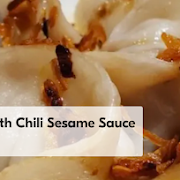 Pork Dumplings with Chili Sesame Sauce (6 Pieces)