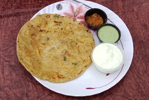 2 Aloo Paratha With Dahi