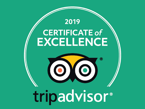 Tripadvisor Certificate of excellence 2019
