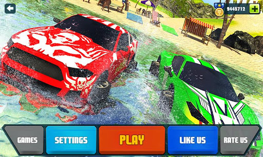 Screenshot Floating Water Surfer Car Driv