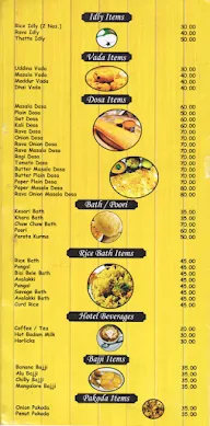 The Rasaganga Veg menu 1