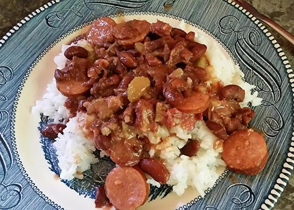 Slow Cooker Red Beans and Rice Recipe - A Pinch of Healthy