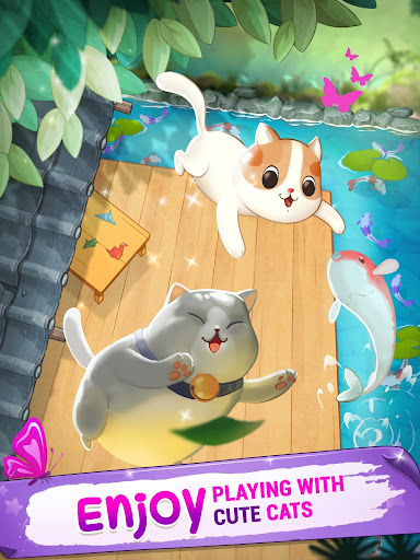 Télécharger Gratuit Merge cats - Meowaii Garden  APK MOD (Astuce) screenshots 6