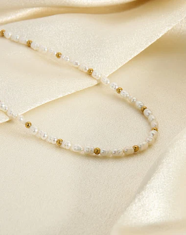 Collar con cadena de clavícula salv - 2