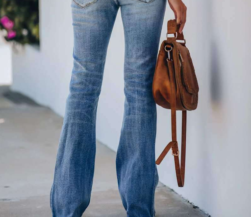 Title 5, High-rise stretch bootcut jeans for ultimate co...