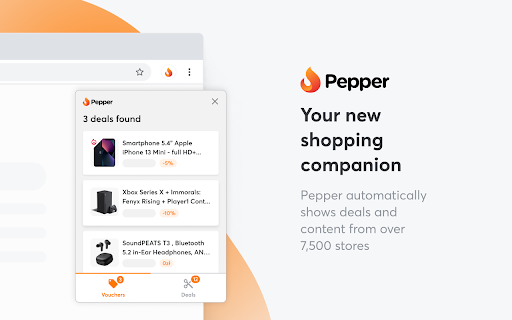 Pepper | Shopping with Savings