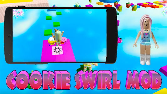 Download Cookie The Robloxe Swirl Obby World Mod Apk Latest - download crazy cookie swirl robloxs obby apk latest version