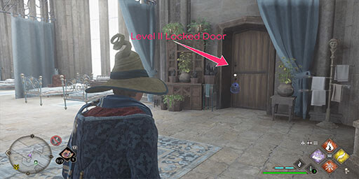 Unlocking the Level II Locked Door and Obtaining Items