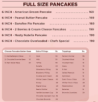 Le Un Pancake menu 1