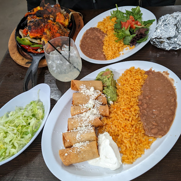 Taquitos and chicken dinner - enough for for 3!