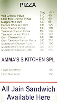 Amma's Kitchen menu 1