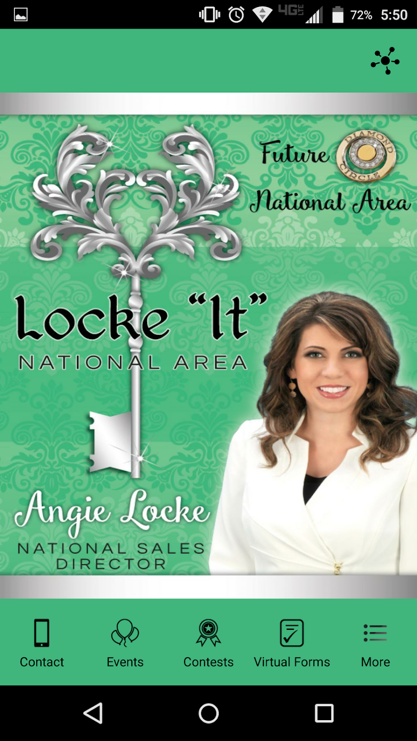 Locke It Area App Screen 1