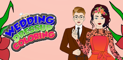 Wedding Coloring Dressup Book Screenshot