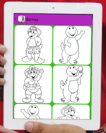 Barney Coloring book