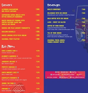 Waters Edge Cafe - Radisson Blu Temple Bay menu 