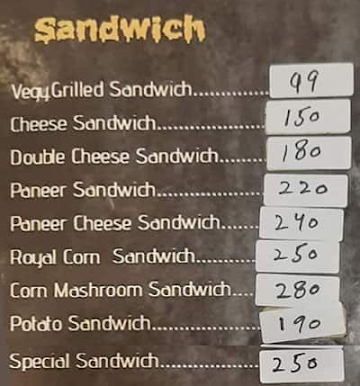 Honger Adda menu 