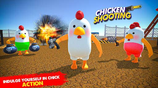 Gun Chicken Shooter War Game