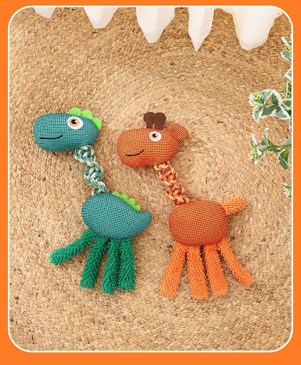 Title 8, Large dog toy in animal shape, durable and safe...