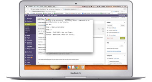 Distraction free writing on a mac