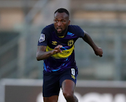 Cape Town City midfielder Mpho Makola during the DStv Premiership match against Supersport United at Lucas Moripe Stadium in Pretoria on December 22 2021.