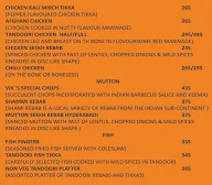 VIK's Kitchen menu 2