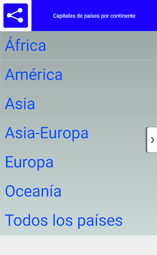 Capitales de países con mapa