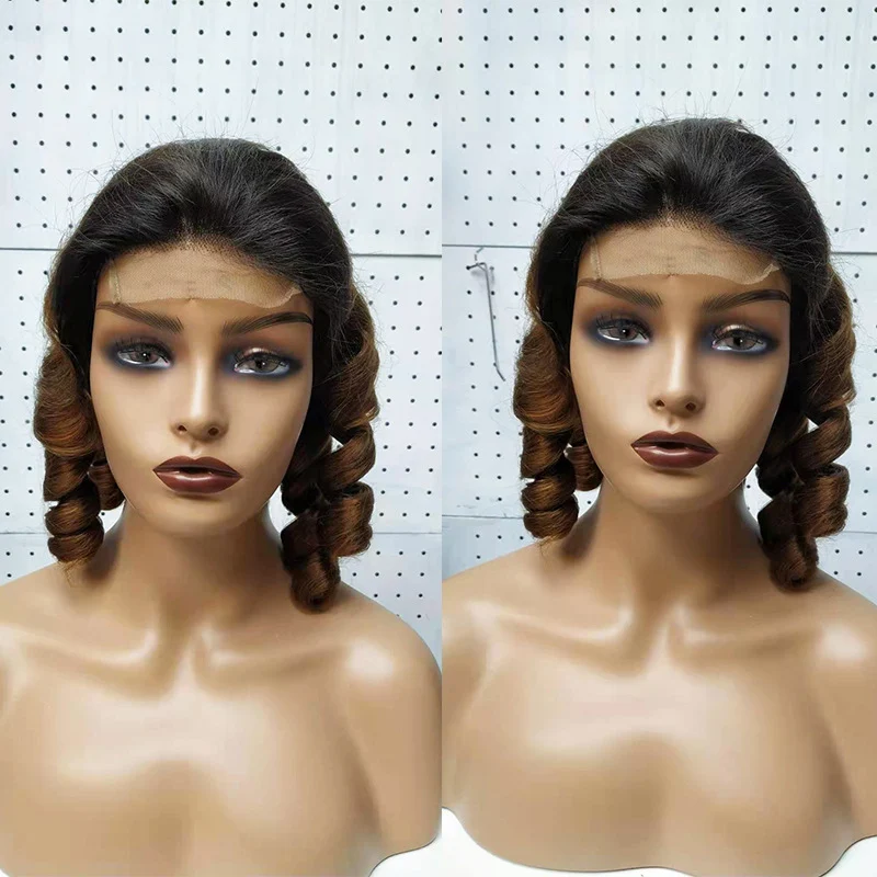 Double Drawn Funmi Haar Pruik Lace Wig Spring Curly voor een natuurlijke look. Prachtige krullen, comfortabel en vol volume voor een opvallende uitstraling.