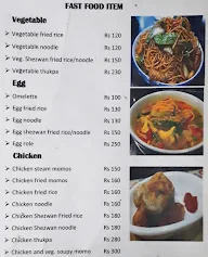 North East Kitchen menu 1