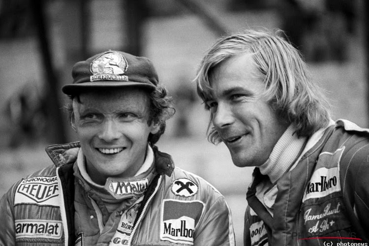 Ook 27 jaar later zit James Hunt nog in onze harten: de wereldkampioen F1 van 1976 na tweestrijd met Lauda