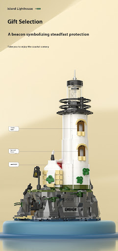 Title 5, Childrens Luminous Lighthouse Building Block T...