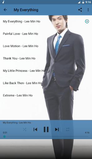 Lee Min Ho Music Of Album