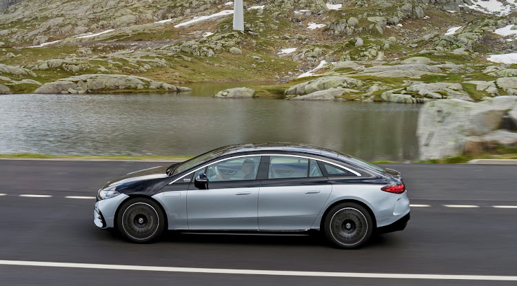 EQS is the Mercedes EV flagship, for now.