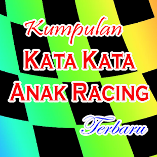 Foto Stiker  Kata Kata Racing  Ginting Gambar