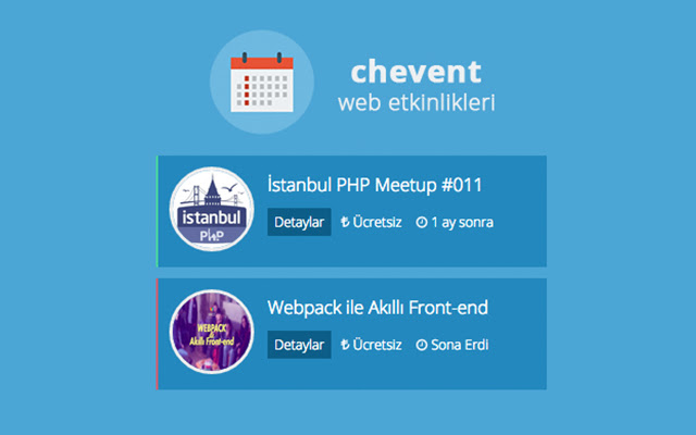 chevent - web conf