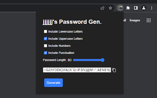 jjjjjj's Password Gen.